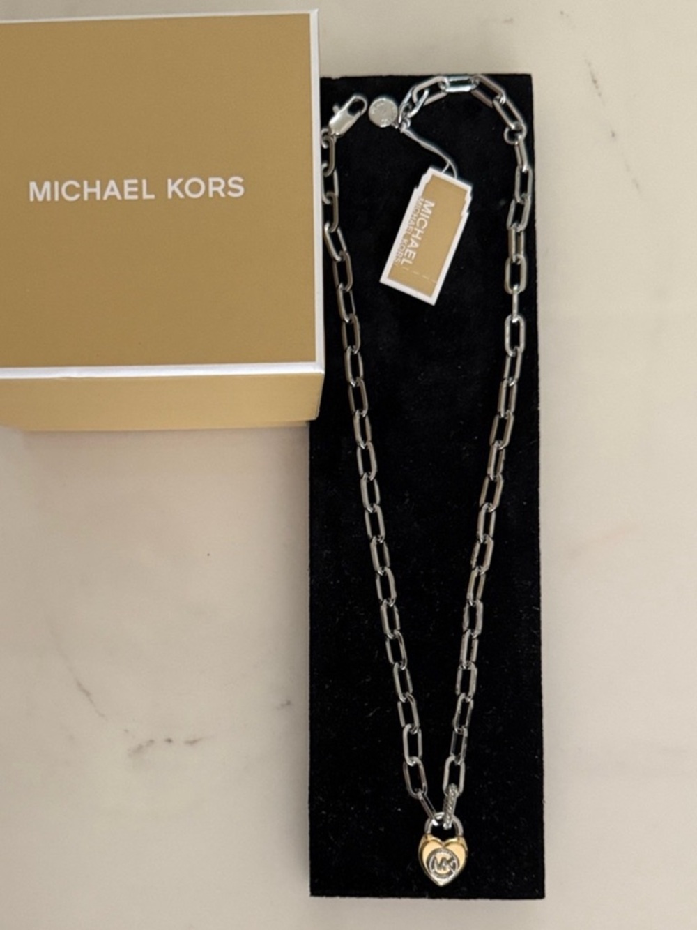 Michael Kors - Heart Lock Necklace